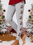 Lässig Weihnachten Knöchelhose Leggings