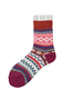 Blockabsatz Stricken Dick Warm Mitte der Wade Socken Mit Ethnisch Retro Geometrisch Muster