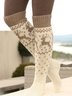 Hohe Elastizität Print Winter Socken aus Baumwolle