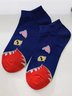 Lässig Lustig Kartoon Lustig Kontrast Farbe Baumwolle Socken jeden Tag Kleidung Zubehör