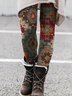 Ethnisch Fest Lässig Baumwolle-Gemisch Leggings