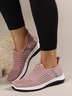 Atmungsaktiv Textil Slip On Sport Sneakers