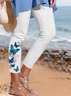Lässig Schmetterling Leggings