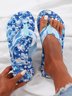Urlaub Camo Print Nylon Strand Zehentrenner