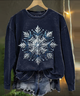 Lässig Rundhals Textbriefe Sweatshirt