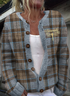 Damen Wolle/Stricken Geblümt Langarm Bequem Lässig Strickjacke
