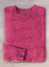 Lässig Rundhals Buchstabenmuster Sweatshirt