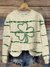 Lässig Rundhals Festival Sweatshirt