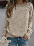 Retro Rundhals 3d Drucken Sweatshirt