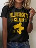Lässig Tier Rundhals Kurzarm T-Shirt