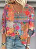 Damen 3d Drucken Zweiteiliges Set Täglich Ärmellos Lässig Sommer Bluse mit Hose Matching Set