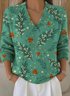 Damen Weihnachtsmann Langarm Bequem Retro Pullover