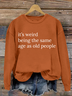 Lässig Rundhals Halloween Sweatshirt