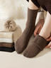 Plüsch und Dick Handtuch Socken Verdrehte Herbst und Winter Stil Mittelrohr Socken Damen Lang Socken Dick Socken Winter Warm Damen Socken